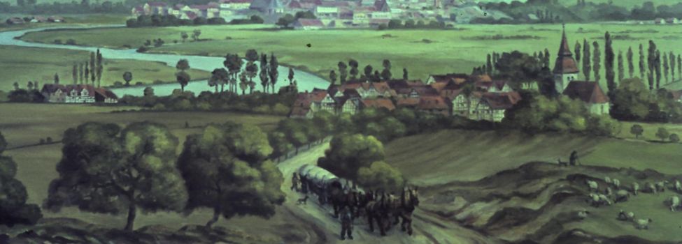 Ein Panoramabild vom Sandershäuser Berg, mit Blick auf Kassel von 1838 Ein Panoramabild vom Sandershäuser Berg, mit Blick auf Kassel von 1838