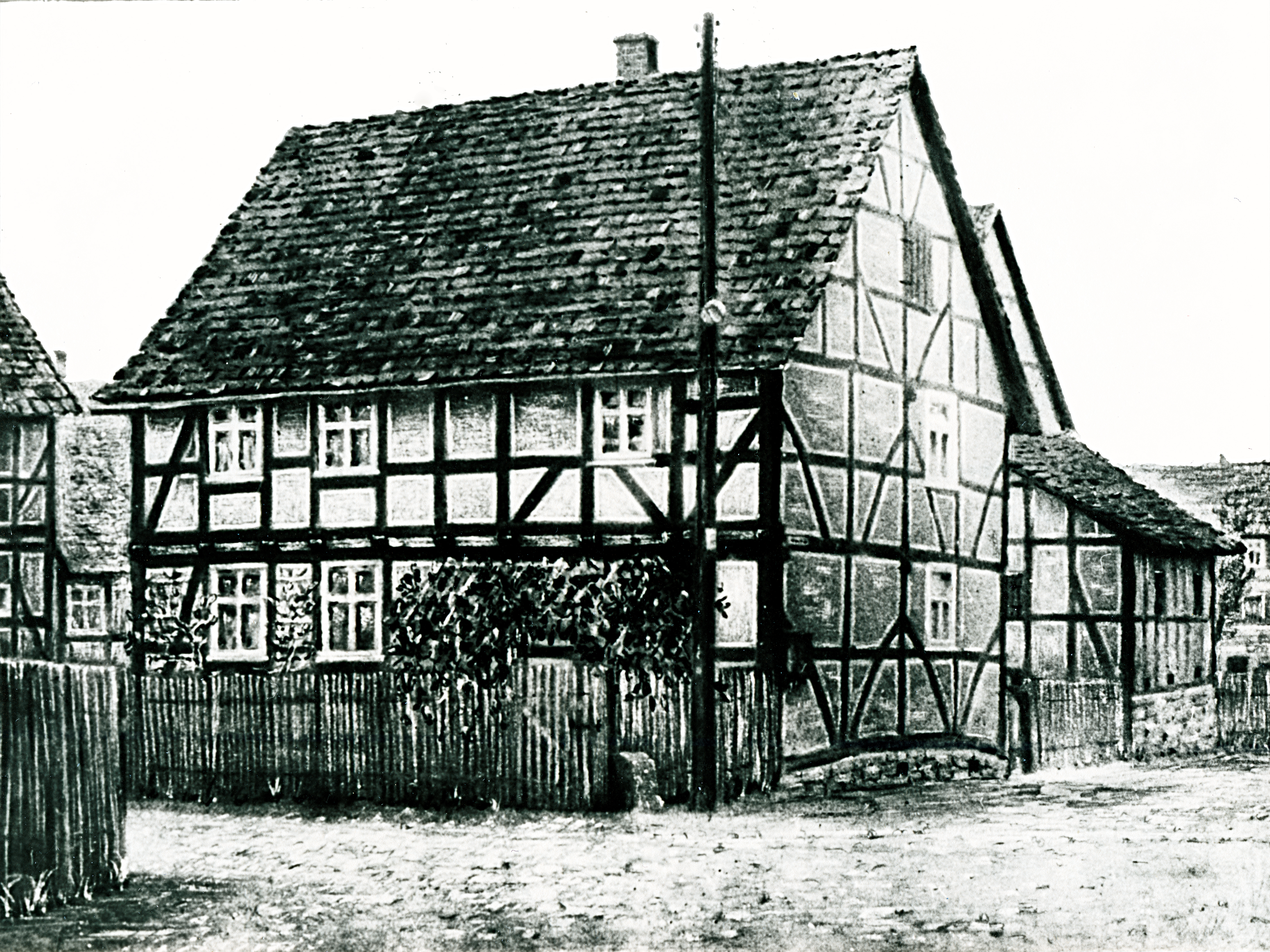 Hof der Familie Eckhard u.a. (1863 bis 1904). @Anneliese Ullrich
