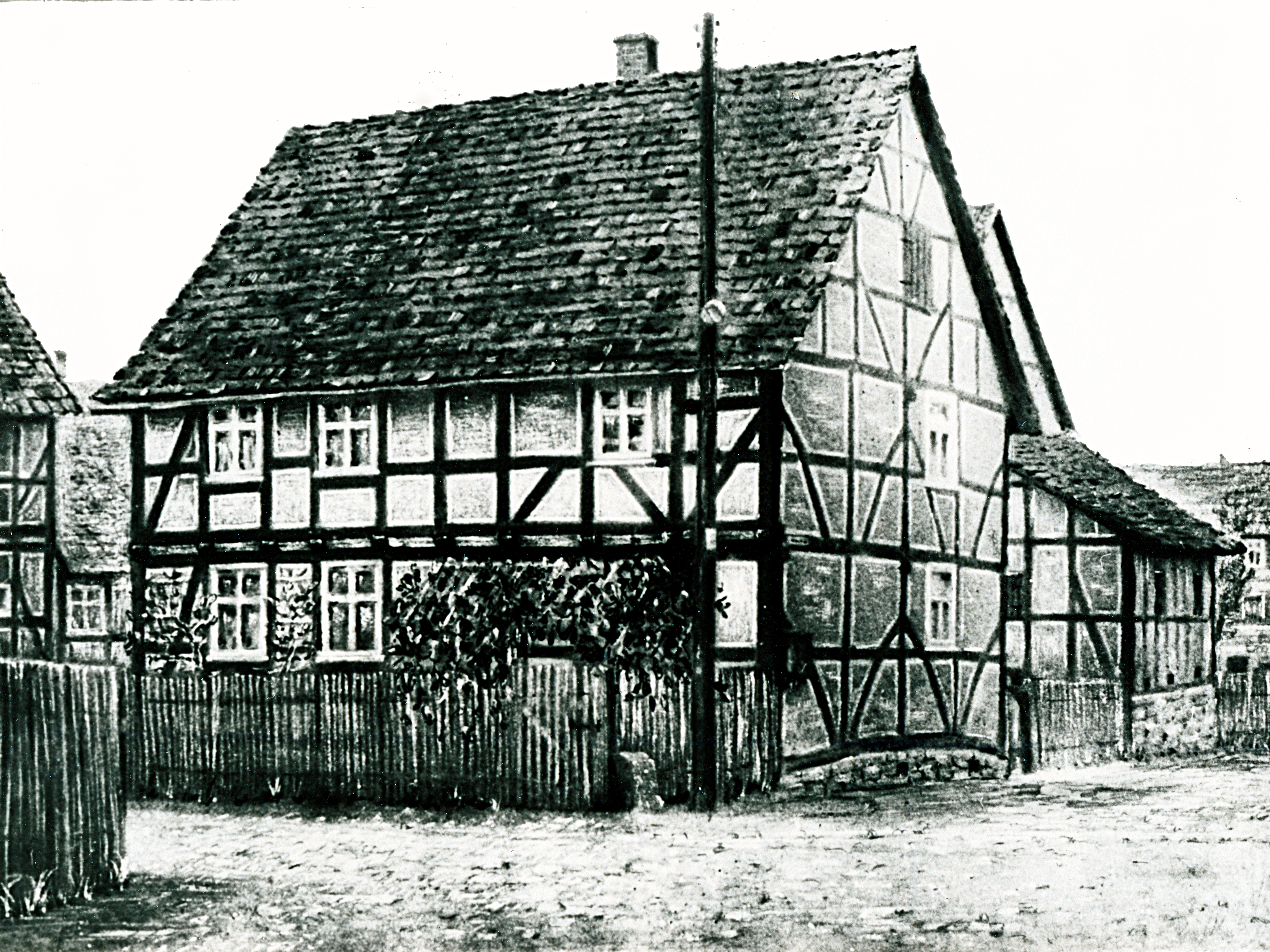 Hof der Familie Eckhard u.a. (1863 bis 1904). @Anneliese Ullrich Hof der Familie Eckhard u.a. (1863 bis 1904). @Anneliese Ullrich