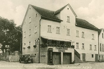 Bild Gasthaus Vaterland um 1928