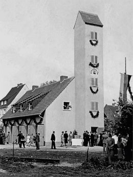 Bild Einweihung Feuerwehrgerätehaus 1953