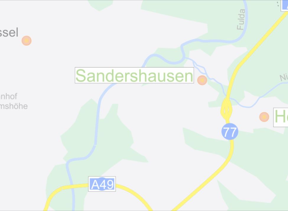 Niestetal liegt an der A7, Anschlusstelle 77, in der unmittelbaren Nähe zur Stadt Kassel.