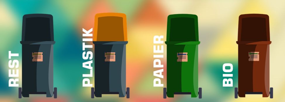 Trennen Sie Müll in die Kategorien Rest, Plastik, Papier und Bio, den Rest können Sie auf den Entsorgungshof bringen oder eine Sperrmüllabholung anfordern. Trennen Sie Müll in die Kategorien Rest, Plastik, Papier und Bio, den Rest können Sie auf den Entsorgungshof bringen oder eine Sperrmüllabholung anfordern.