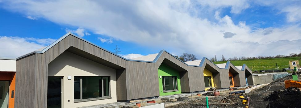 Beispielbild des Kindergartens vor der Fertigstellung