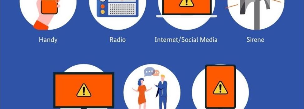 Der Warn-Mix auf allen Informationsplattformen ist wichtig, um die Bevölkerung zu erreichen.