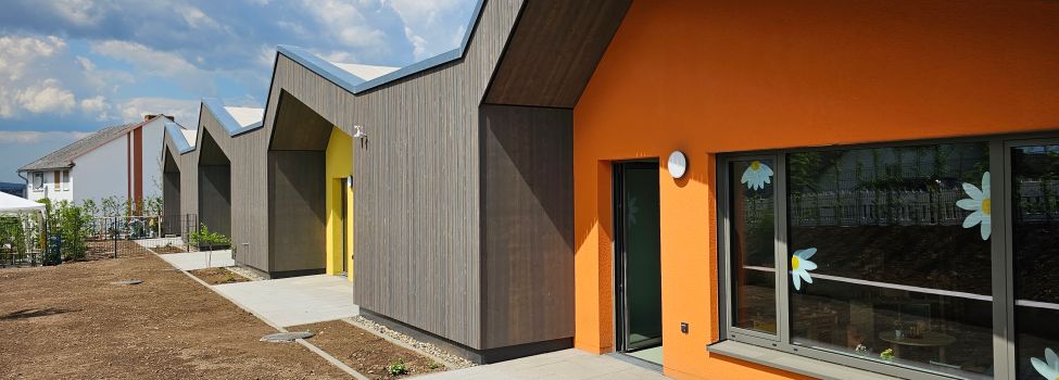 Der Kindergarten Am Wolfsgraben vor dem Ansturm zum Tag der offenen Tür.