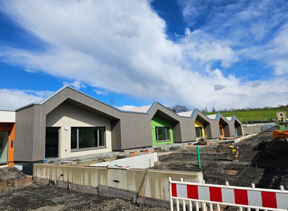Beispielbild des Kindergartens vor der Fertigstellung