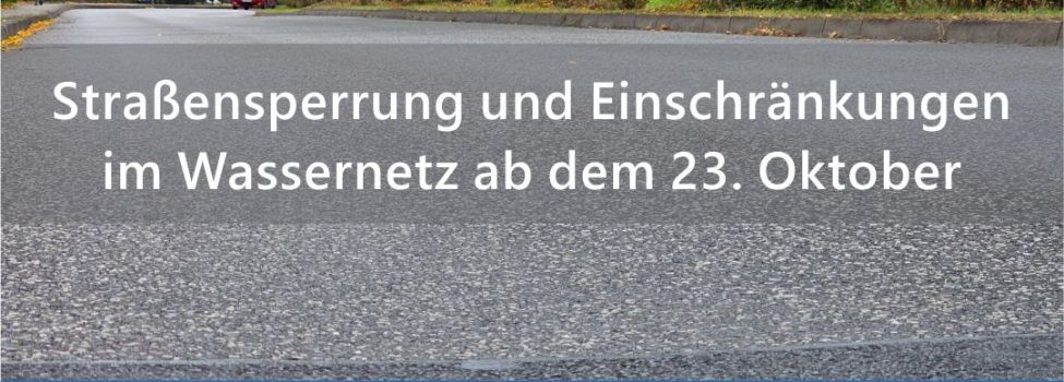 Die Heiligenröder Str. wird bis Anfang November gesperrt bleiben. Umleitungen erfolgen zum Beispiel über die Osterholzstraße.