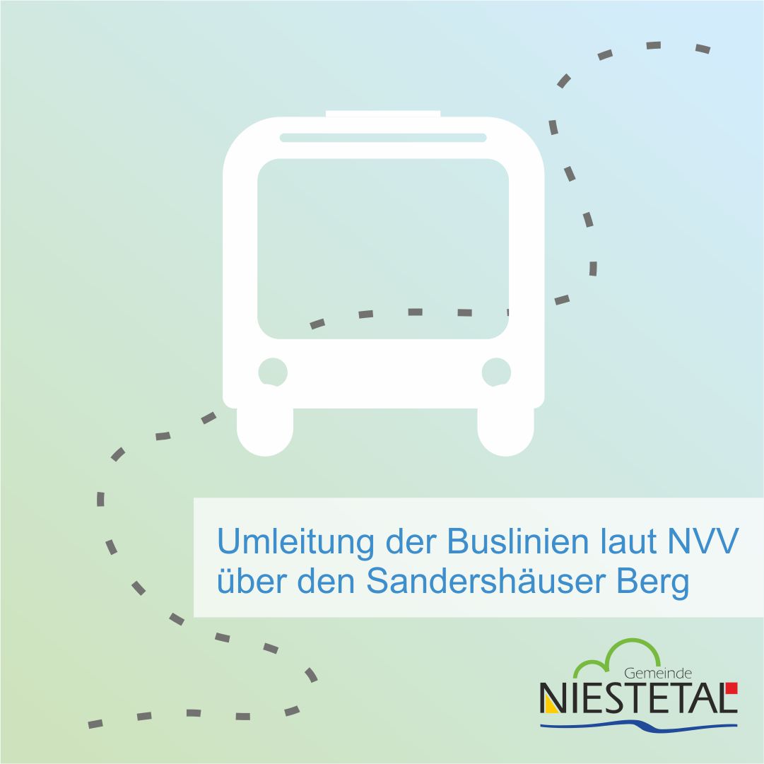 Die Busslinien werden laut NVV über den Sandershäuser Berg geleitet.