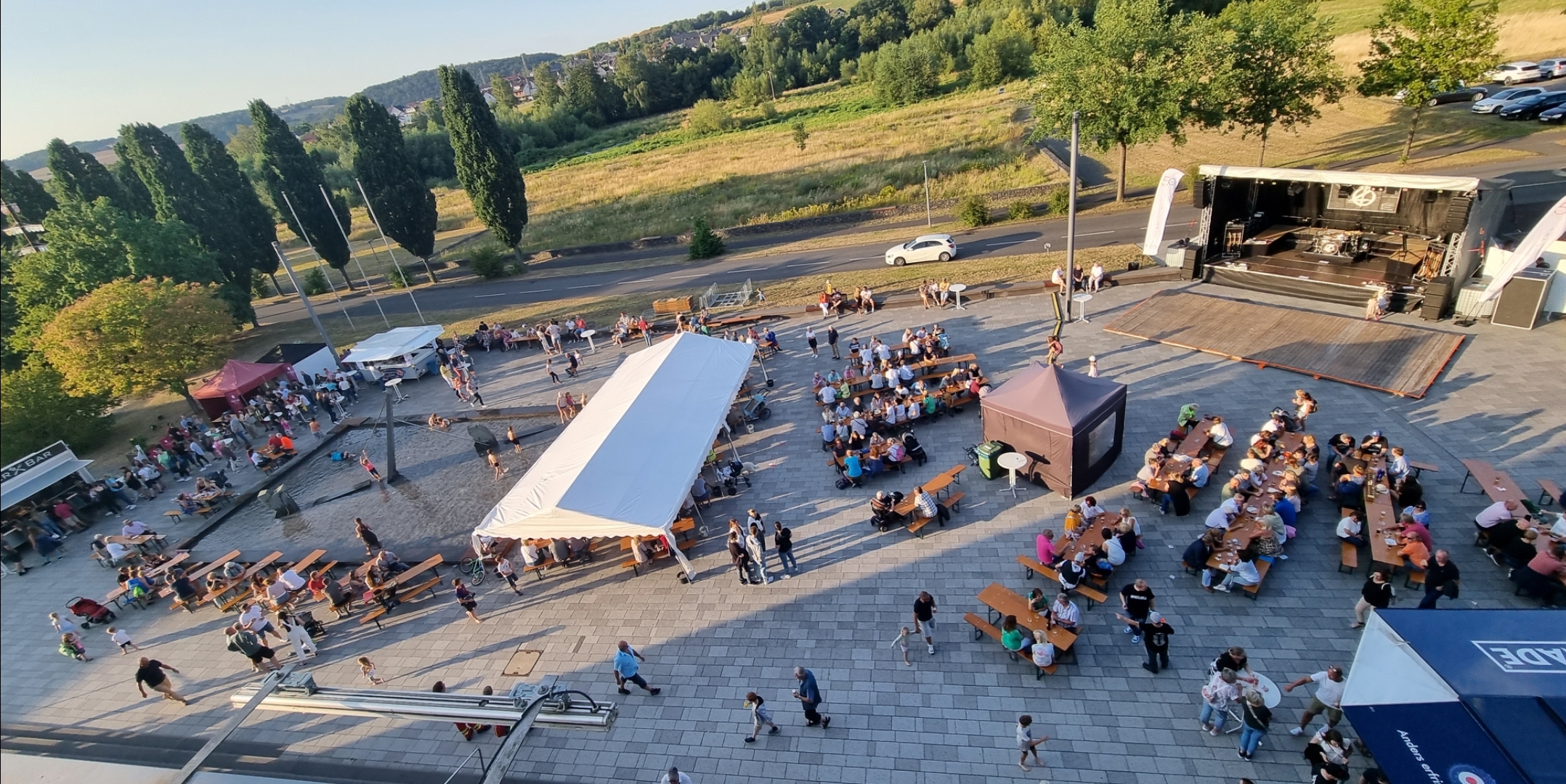 Der Festplatz am Samstagnachmittag.