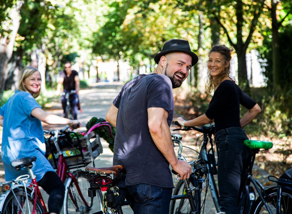 Fahrradfahren für den Klimaschutz, leisten auch Ihr einen Beitrag.