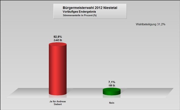 Grafik zur Bürgermeisterwahl 2012