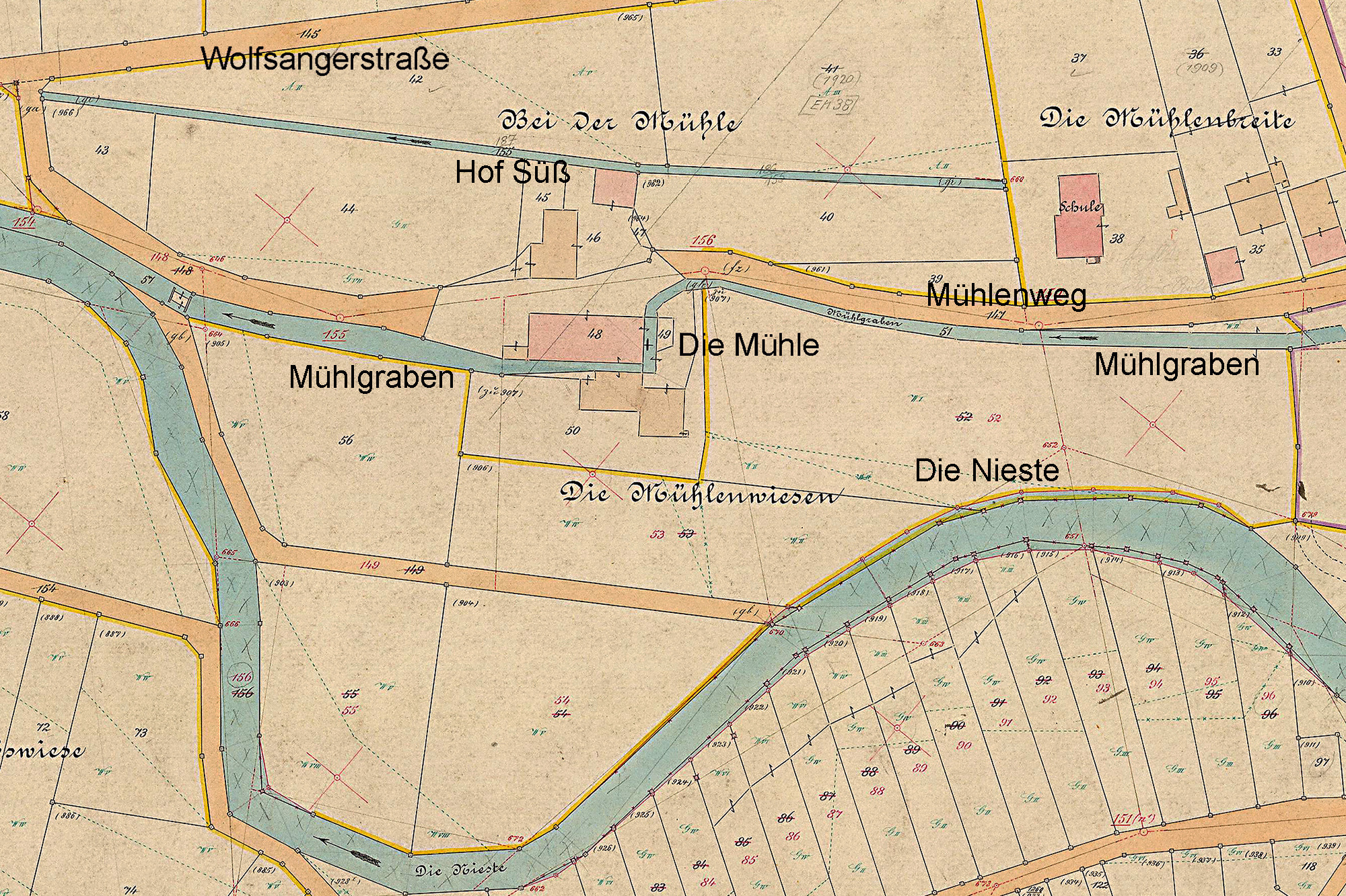 Plan Mühle Sandershausen