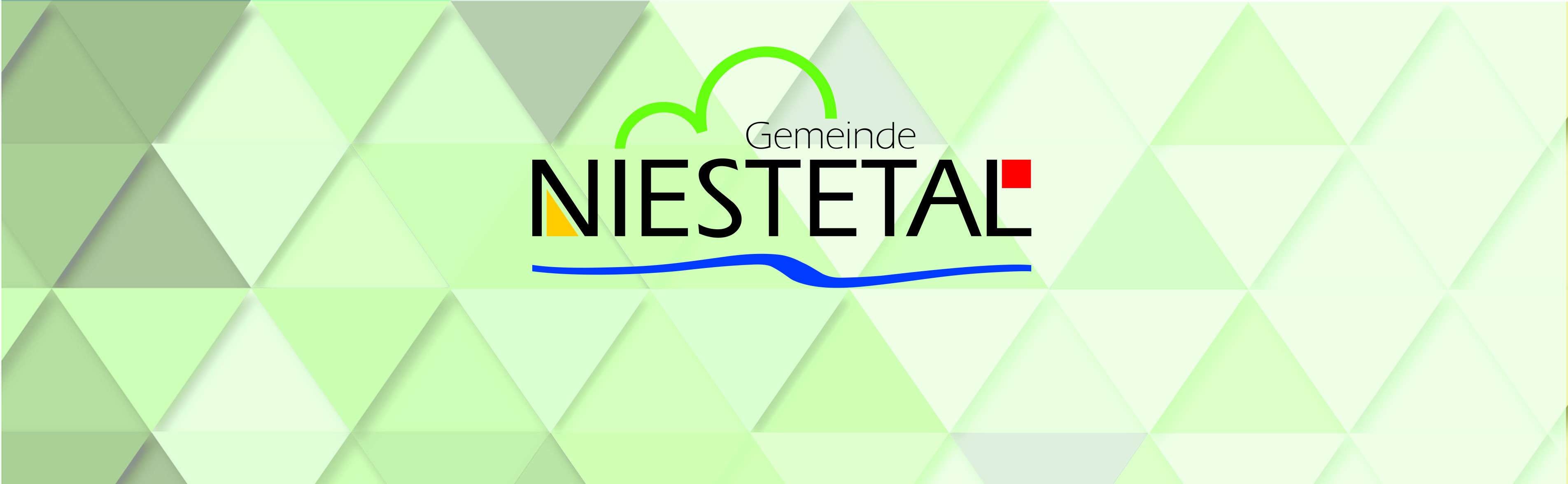 Bild zeigt das Logo der Gemeinde Niestetal und die Überschrift: Pressemitteilung